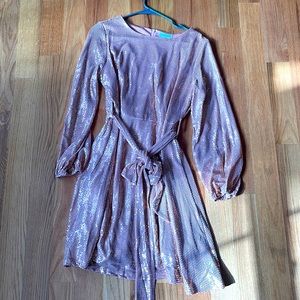 Chic Soul Blissful Glow Dress - Pink